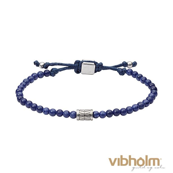 Fossil - Vintage Casual Armbånd Herre - tekstil/blå JA6885040